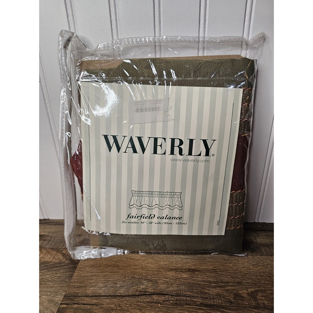 Waverly Fairfield Lucky Charm Harvest Valance New Vintage